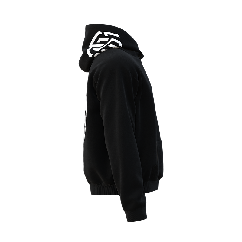 DEMON NEOH HEAVYWEIGHT HOODIE IN BLACK