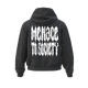 EMBROIDERED NEOH HEAVYWEIGHT HOODIE IN DISTRESSED BLACK